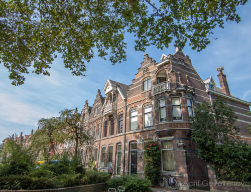 Een gevelrenovatie in Dordrecht
