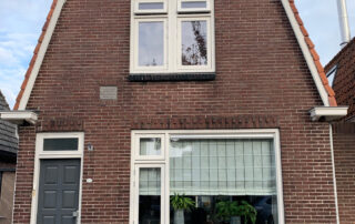 Voor de gevelrenovatie