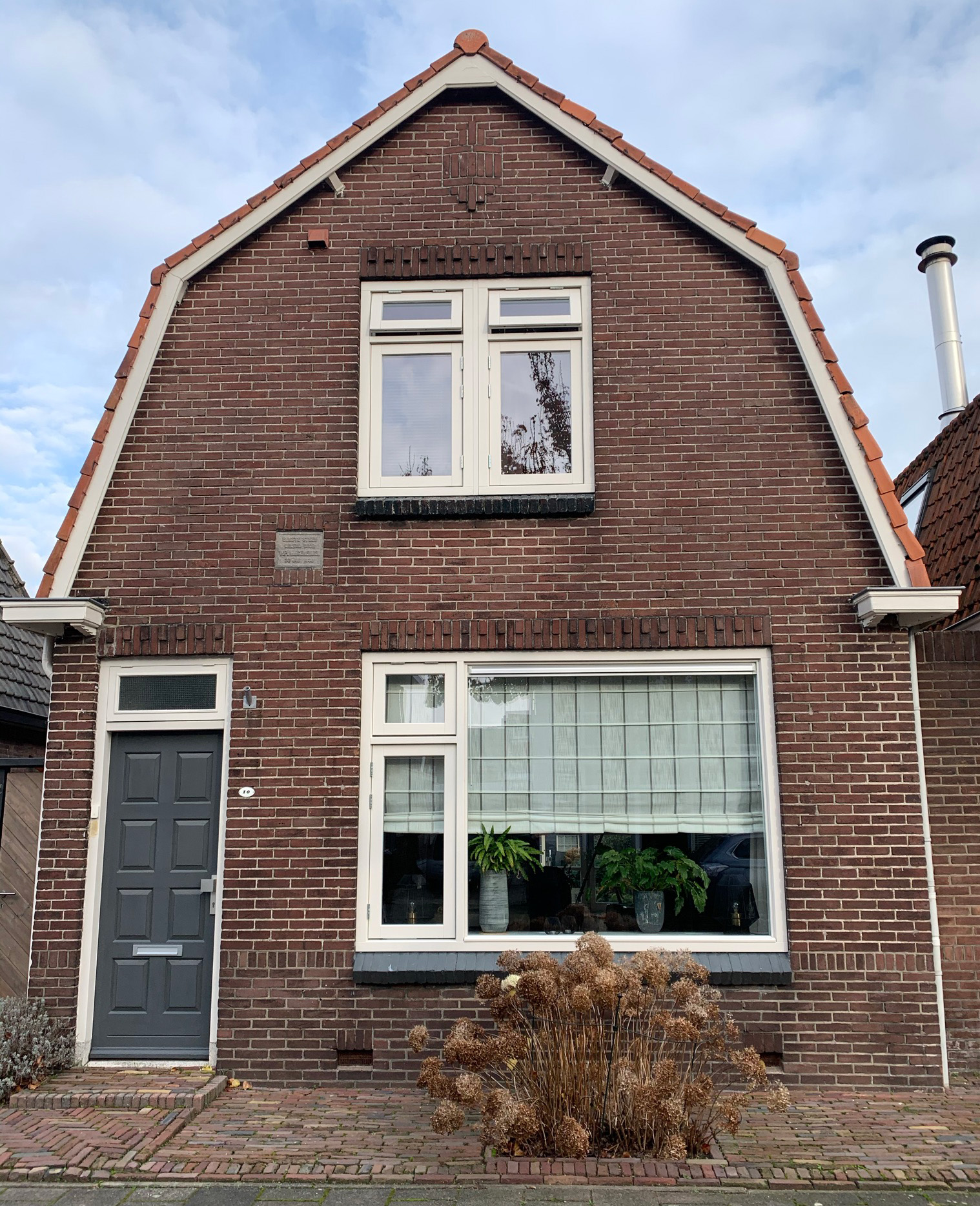 Voor de gevelrenovatie